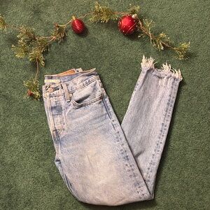 Classic Light Blue Cropped Jeans